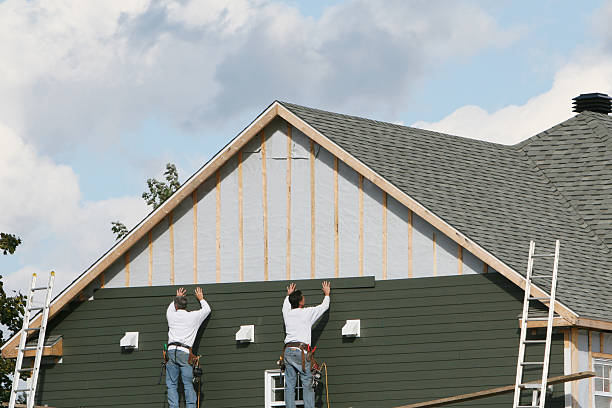 Professional Wood Siding technician working in Burlington, NJ